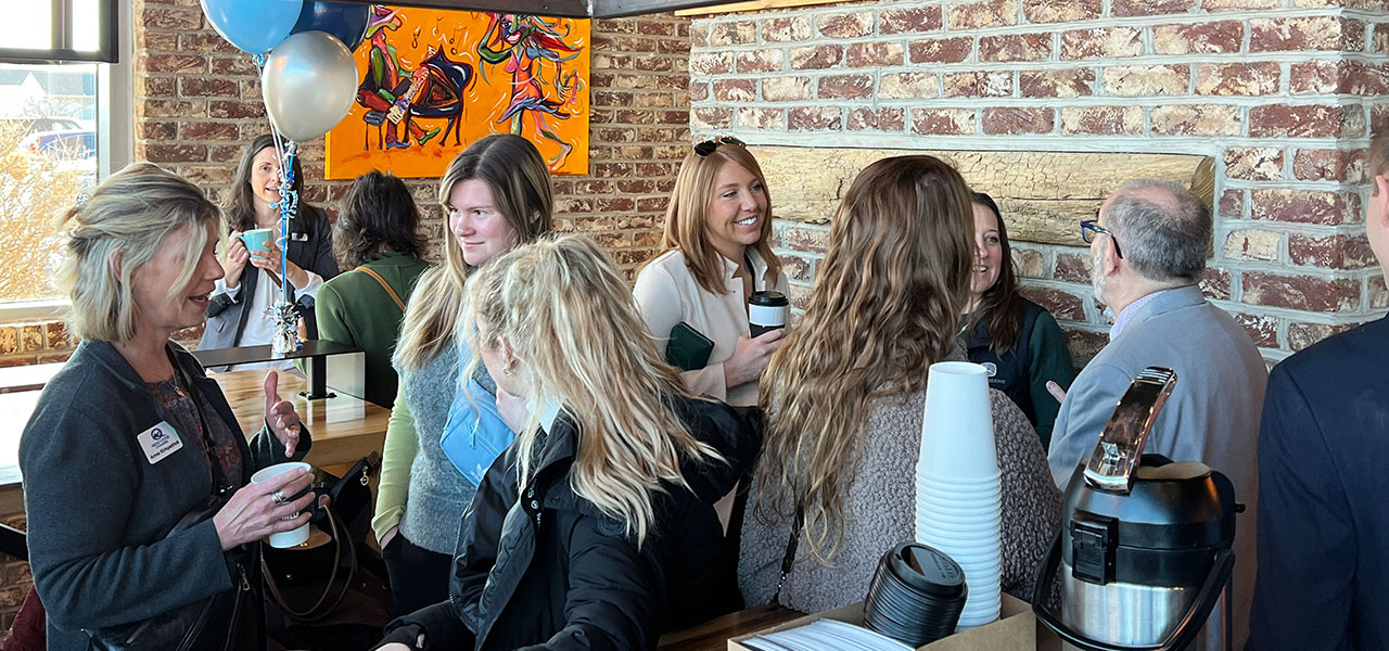 photo of a coffee meetup