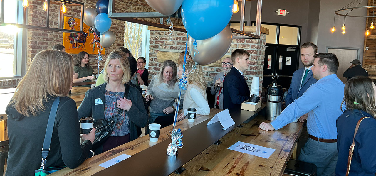 photo of a coffee meet up